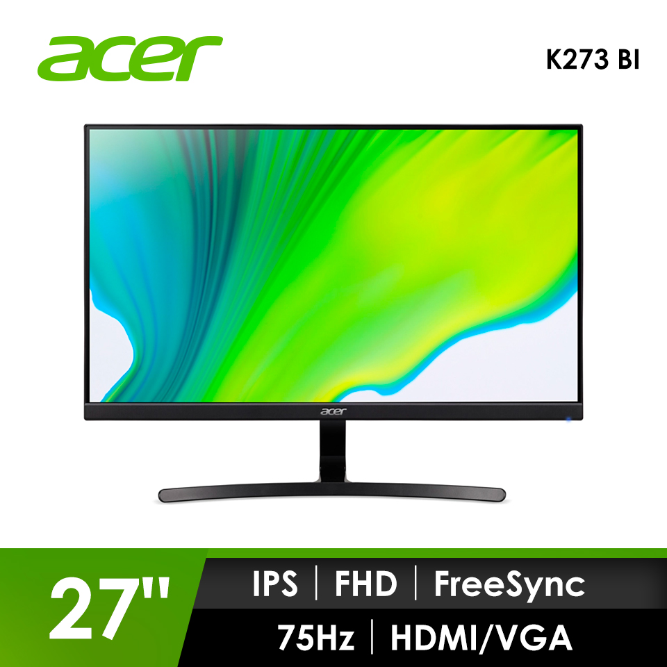 (福利品)宏碁ACER 27型 IPS液晶顯示器