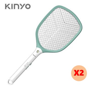 (兩入組)KINYO 鋰電池充電蚊拍