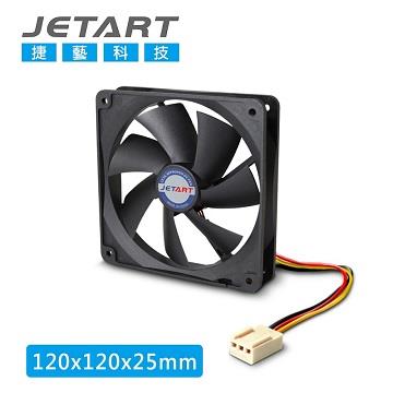捷藝 JETART 12公分靜音直流風扇 (DF12025P)