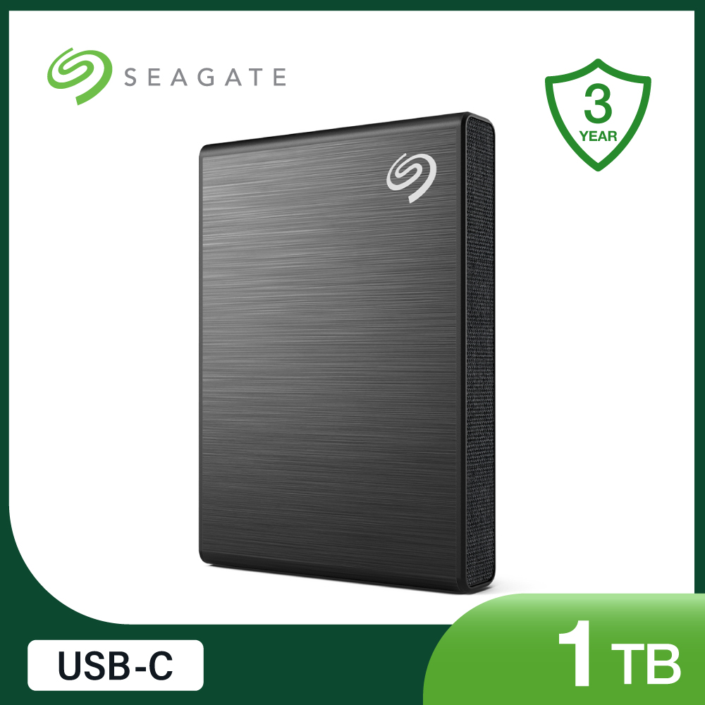 Seagate 1TB One Touch SSD 硬碟 高速版-黑