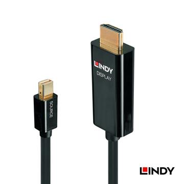 LINDY Mini DP to HDMI 2.0轉接線-2M