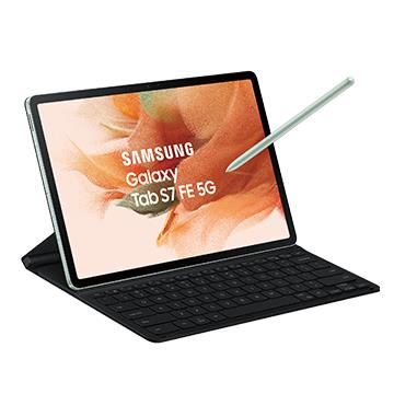 SAMSUNG Tab S7 FE 5G 星動綠鍵盤套裝組