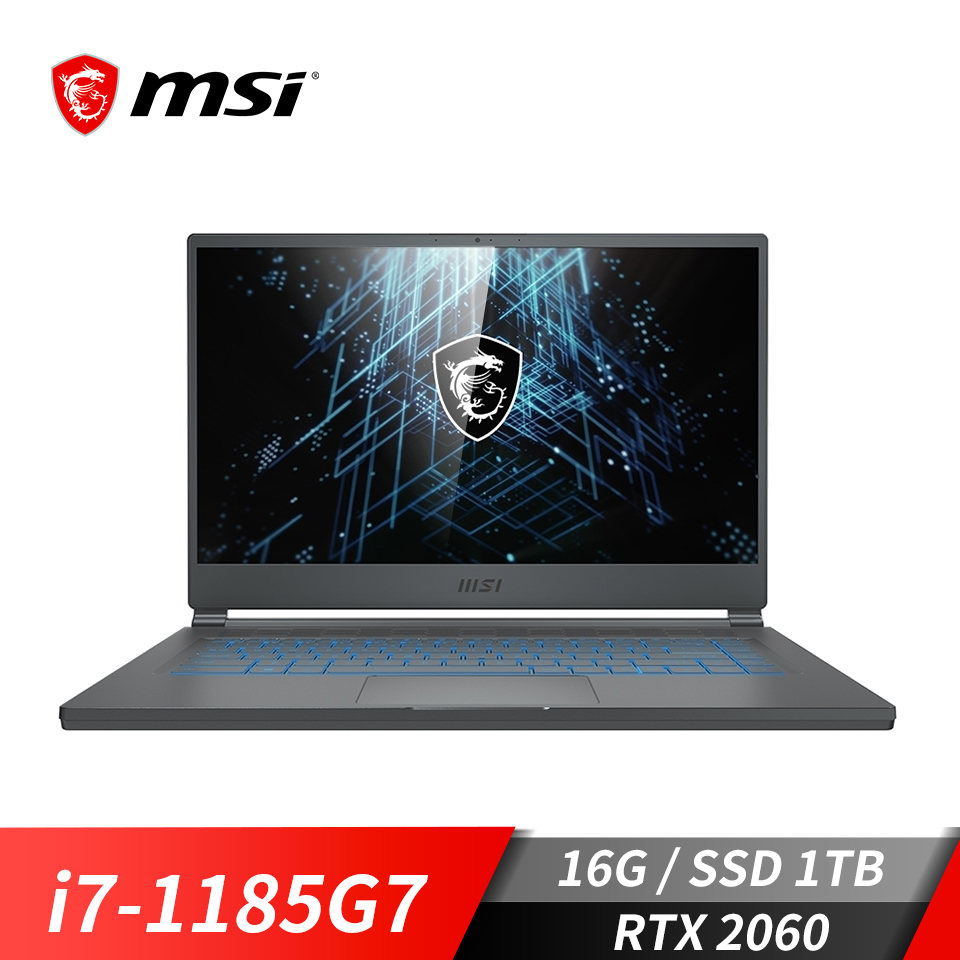 微星 MSI Stealth 15M 筆記型電腦 15.6&quot; (i7-1185G7/16GB/1TB/RTX 2060/W10)