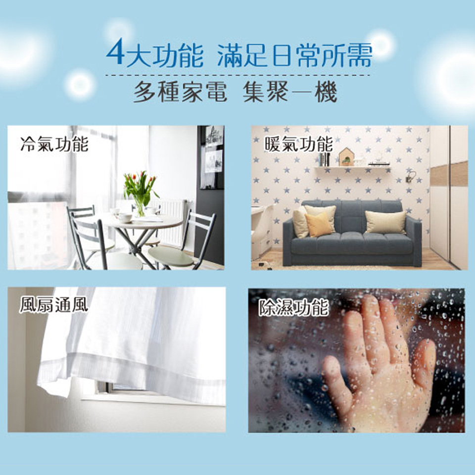 松井 手機APP智控冷暖型移動式冷氣+14吋立扇 - 細節圖 2