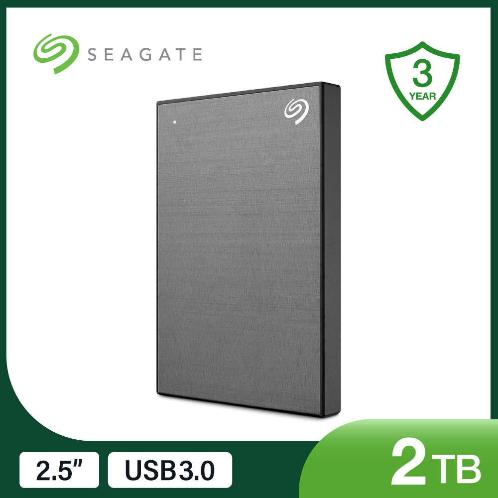 Seagate 2TB One Touch HDD 行動硬碟-灰