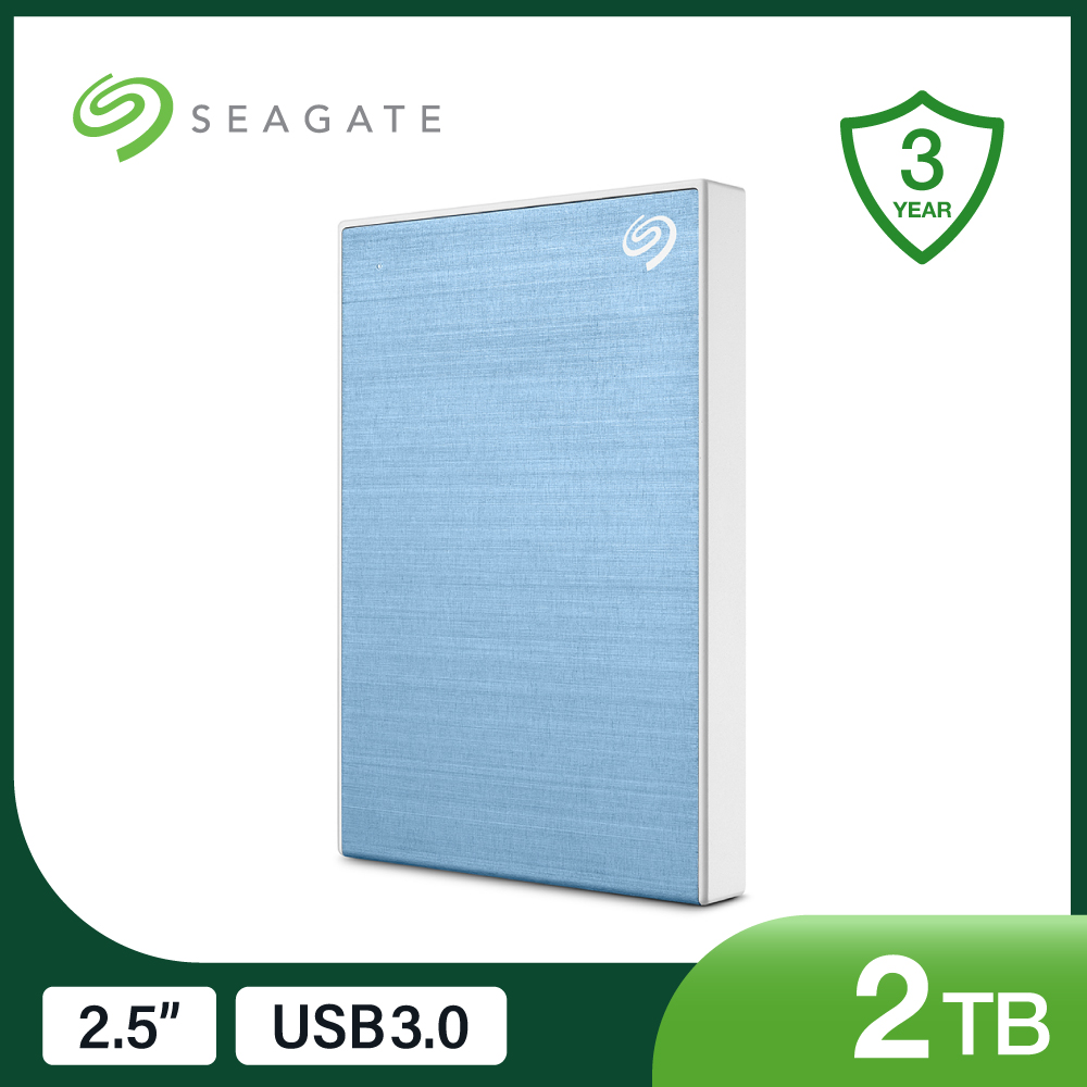 Seagate 2TB One Touch HDD 行動硬碟-藍