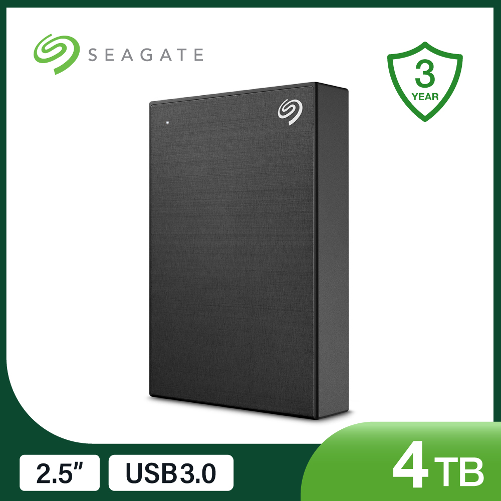 Seagate 4TB One Touch HDD 行動硬碟-黑