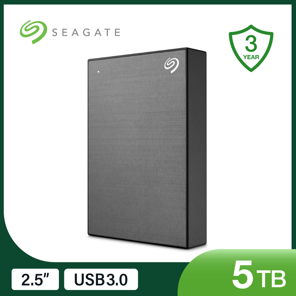 Seagate 5TB One Touch HDD 行動硬碟-灰