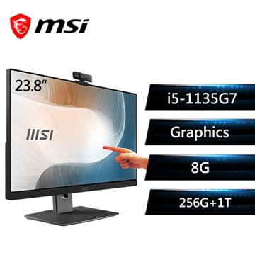 msi微星 AM241TP 11M-231TW 液晶電腦(i5-1135G7/8G/256G+1T/W10)