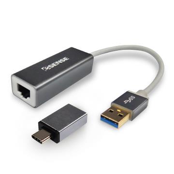 Esense USB3.0轉RJ45轉接器
