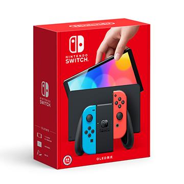 Nintendo Switch（OLED款式）電光藍．電光紅