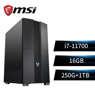 MSI微星平台&#091;山林壯士&#093;i7八核效能SSD電腦(i7-11700&#47;B560M&#47;250G+1T)