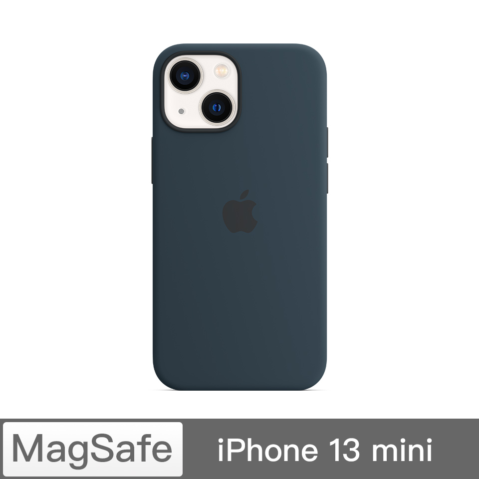 iPhone 13 mini MagSafe矽膠殼-深邃藍色