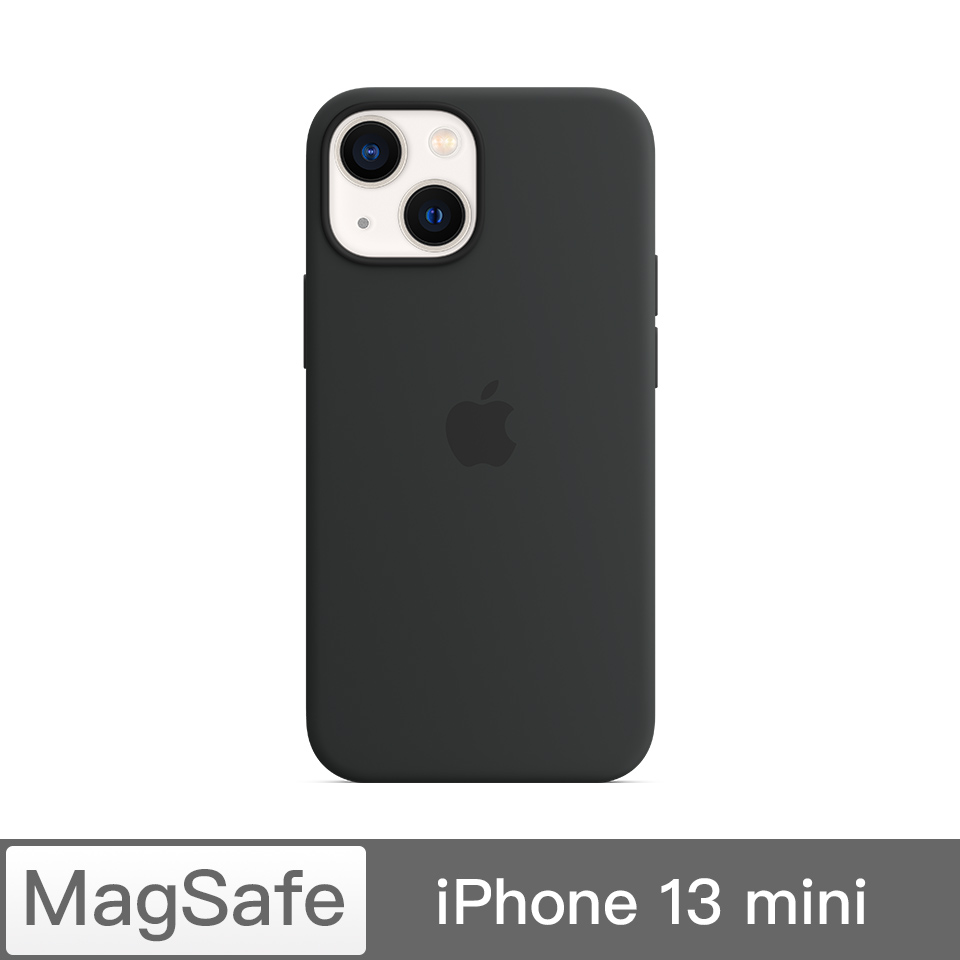 iPhone 13 mini MagSafe矽膠殼-午夜色