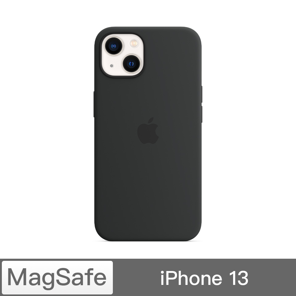 iPhone 13 MagSafe 矽膠保護殼-午夜色