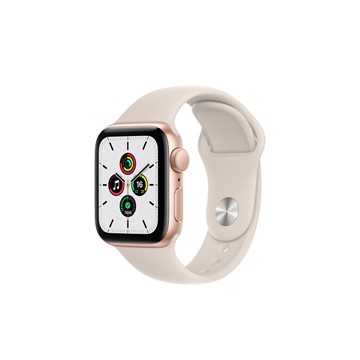 Apple Watch SE GPS 40mm｜金色鋁金屬錶殼｜星光色運動型錶帶