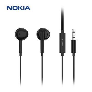 NOKIA E2101A耳塞式耳機-黑
