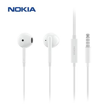 NOKIA E2101A耳塞式耳機-白