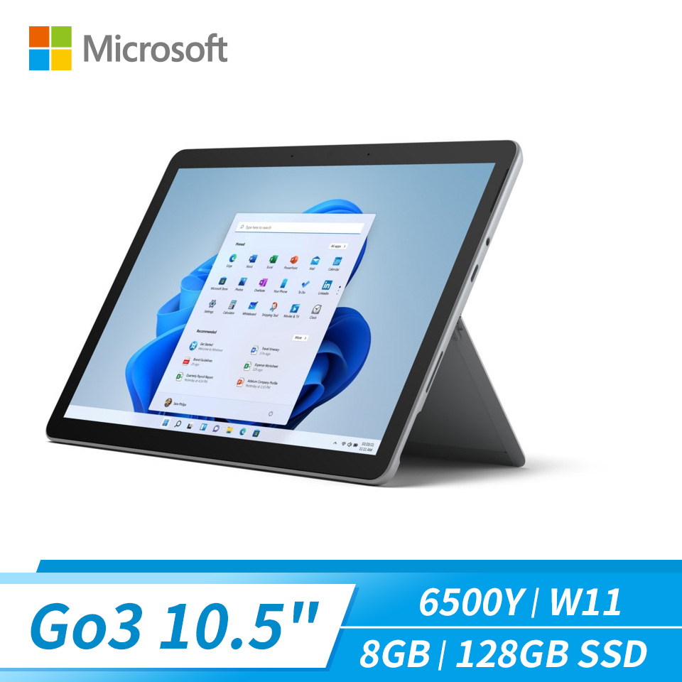 微軟 Microsoft Surface Go3 10.5&#034; (6500Y&#47;8GB&#47;128GB&#47;UHD&#47;W11)