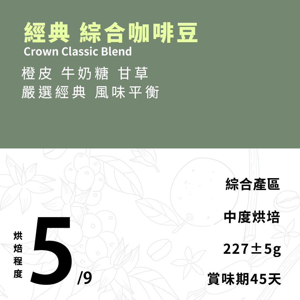 金&#37979;精品咖啡豆-經典綜合咖啡豆 - 細節圖 1