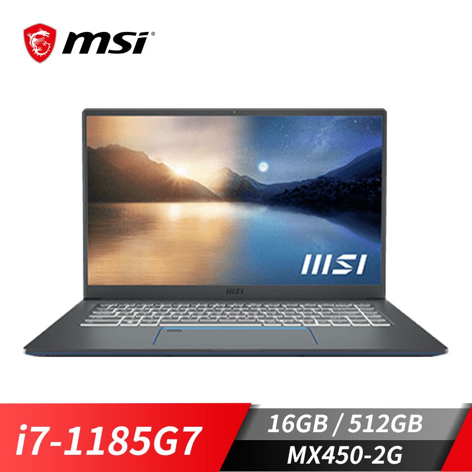 微星 MSI Prestige 14 筆記型電腦 14" (i7-1185G7/16GB/512GB/MX450-2G/W10)