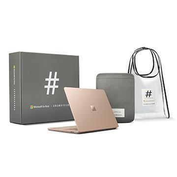 微軟 Microsoft Surface Laptop Go x ANWM 聯名款 12.4" (i5-1035G1/8GB/128GB/UHD/W10)砂岩金