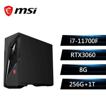 微星 MSI Infinite S3 電競桌機(i7-11700F/8G/256G+1T/RTX3060/W10)