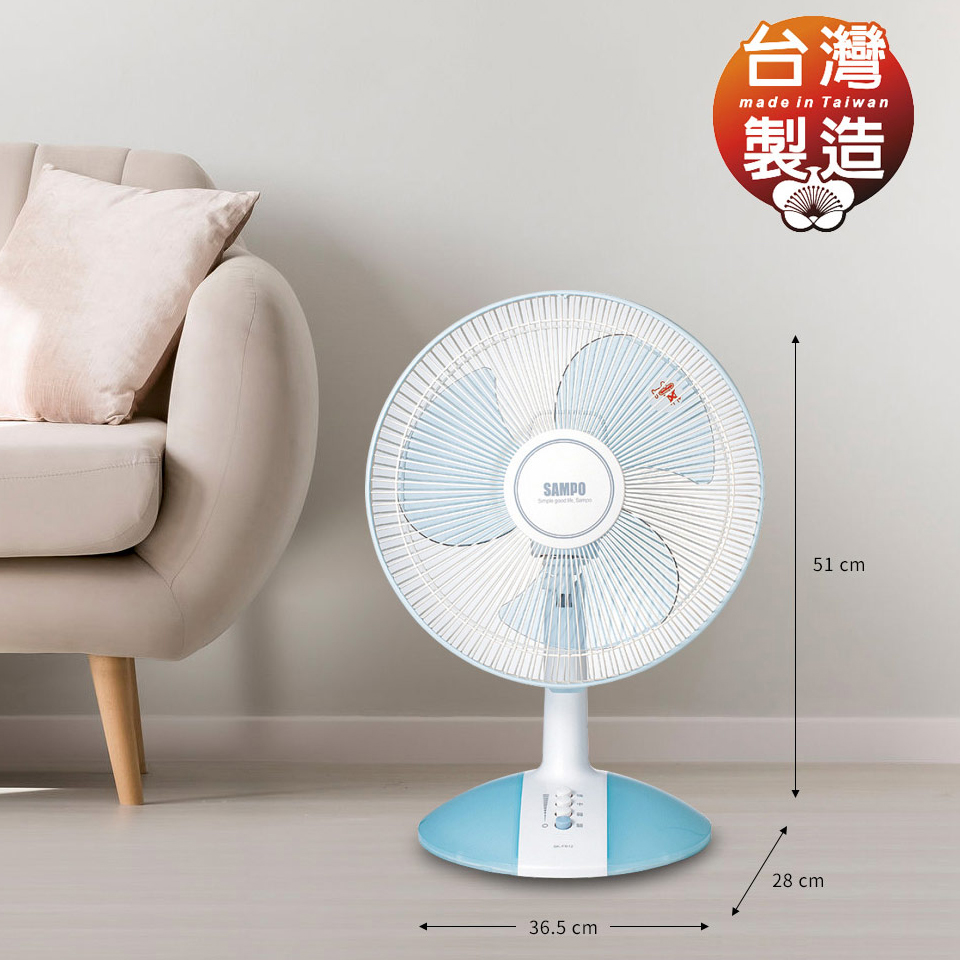 聲寶12吋機械式桌扇 - 細節圖 3