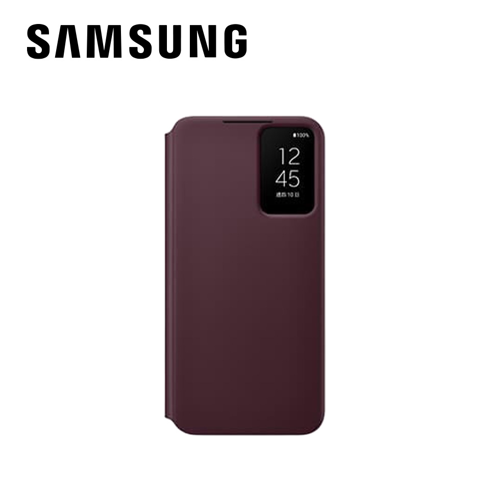 SAMSUNG Galaxy S22+ 透視感應皮套紅