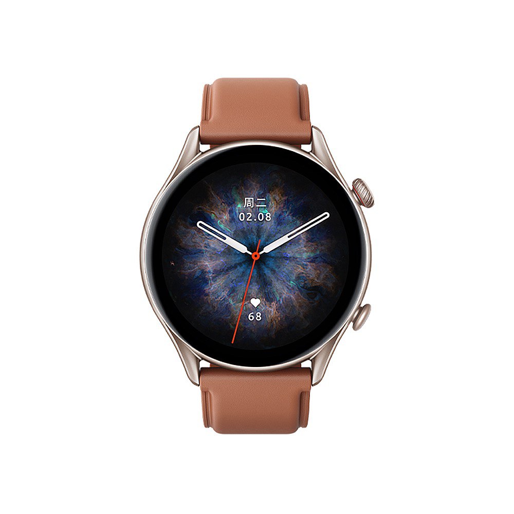 Amazfit GTR 3 Pro無邊際智慧手錶-咖啡