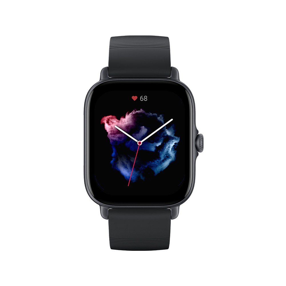 Amazfit GTS 3無邊際健康智慧手錶-黑