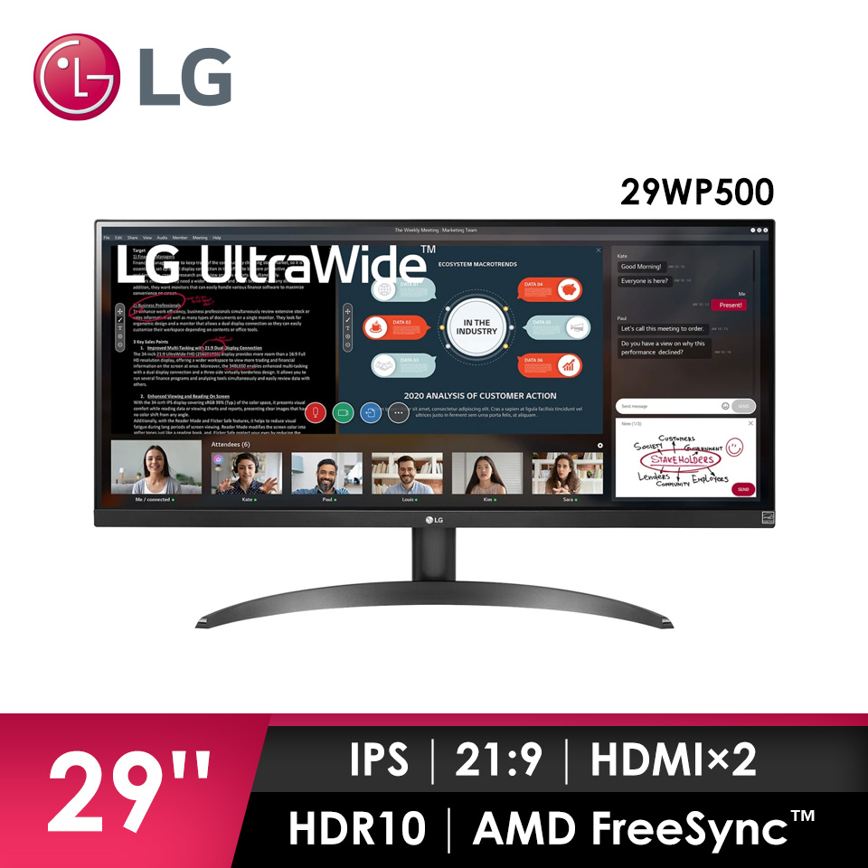 LG 29型 21:9 FHD IPS顯示器