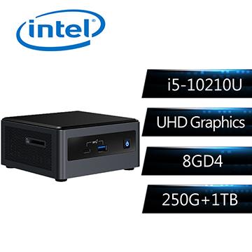 Intel NUC 迷你電腦(i5-10210U&#47;8G&#47;250G+1T&#47;UHD)-特仕版