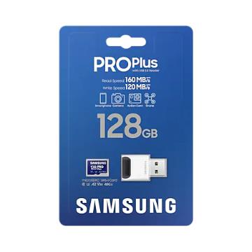 SAMSUNG PRO Plus 128G記憶卡(含讀卡機)