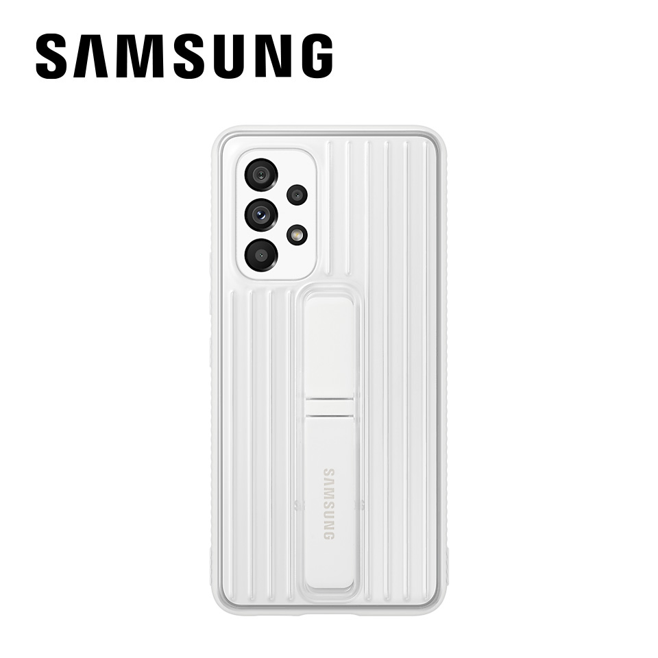 SAMSUNG A53 5G 立架式保護背蓋白