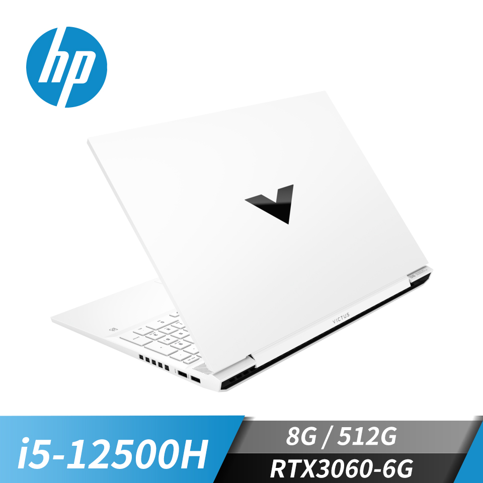 惠普 HP Victus 光影V 筆記型電腦  16.1" (i5-12500H/8GB/512GB/RTX3060-6G/W11)特務白