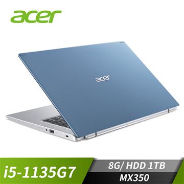 宏碁 ACER Aspire 5 筆記型電腦 14"(i5-1135G7/8G/1T/MX350/W11)藍