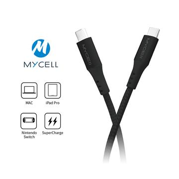 MyCell 100W USB C充電傳輸線-黑