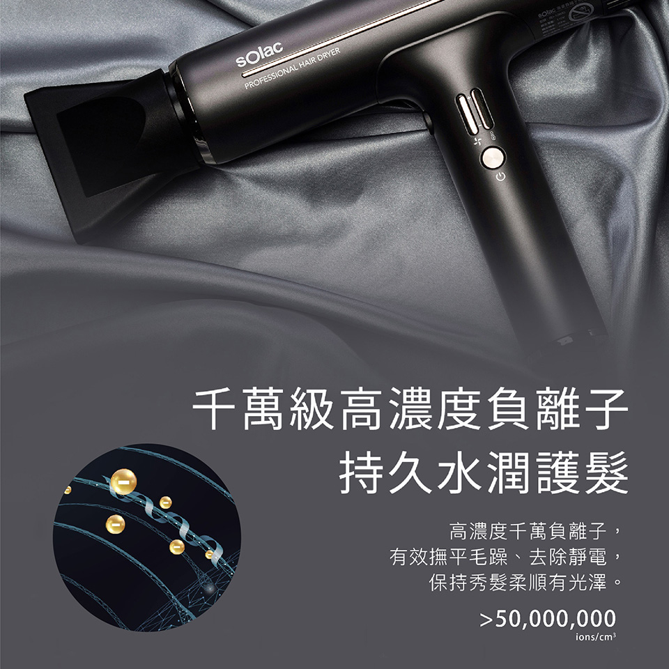 SOLAC專業負離子吹風機 - 細節圖 1