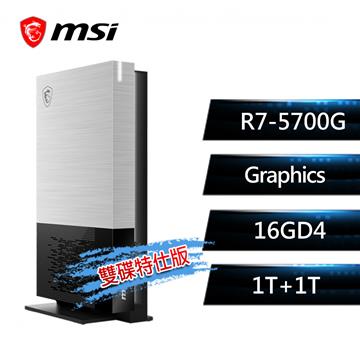 微星 MSI Trident S 電競桌機(R7-5700G&#47;16G&#47;1T+1T&#47;Radeon&#47;W11)5M-008TW