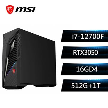 微星 MSI Infinite S3 電競桌機(i7-12700F&#47;16G&#47;512G+1T&#47;RTX3050&#47;W11)