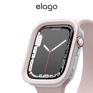 elago AW 44/45mm Duo玩色錶框-透明/裸粉