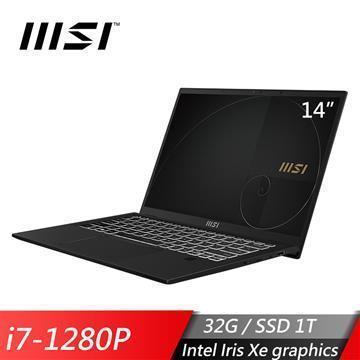 微星 MSI Summit E14 Evo 商務筆電 14&#034;(i7-1280P&#47;32G&#47;1T&#47;Iris Xe&#47;W11)