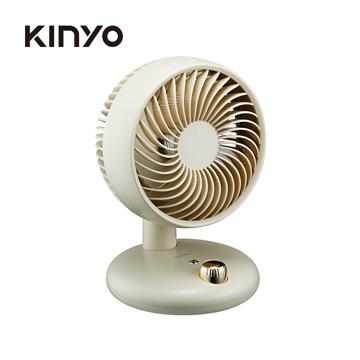 (福利品)KINYO 無線迷你循環扇(米)