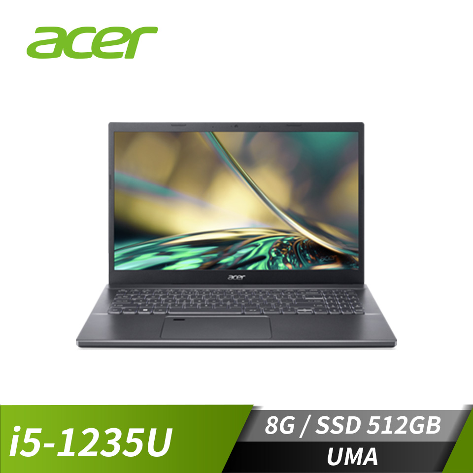 (展示品)宏碁 ACER Aspire 5 筆記型電腦 15.6&#034; (i5-1235U&#47;8GB&#47;512GB&#47;UMA&#47;W11) 藍