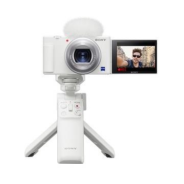SONY ZV-1類單眼相機手持拍攝組合-白