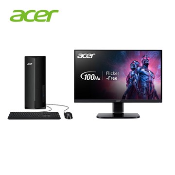 【組合】宏碁 ACER Apire TC-1760 桌上型主機 (i7-12700F&#47;16GB&#47;512GB&#47;GTX1650-4G&#47;W11)+ACER 22型液晶顯示器
