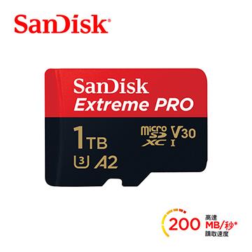SanDisk ExtremePro MicroSD A2 1TB記憶卡