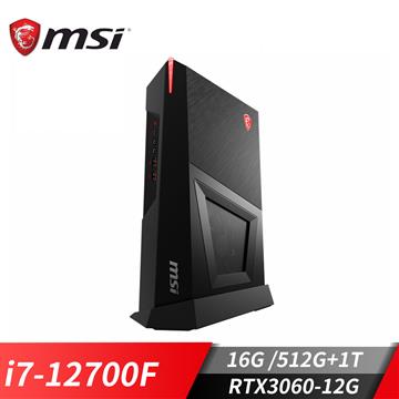 微星 MSI Trident 3 電競桌機(i7-12700F/16G/512G+1T/RTX3060/W11)