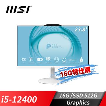 微星 MSI PRO AP242 液晶電腦 23.8&#034;(i5-12400&#47;16G&#47;512G&#47;W11)-16G特仕版